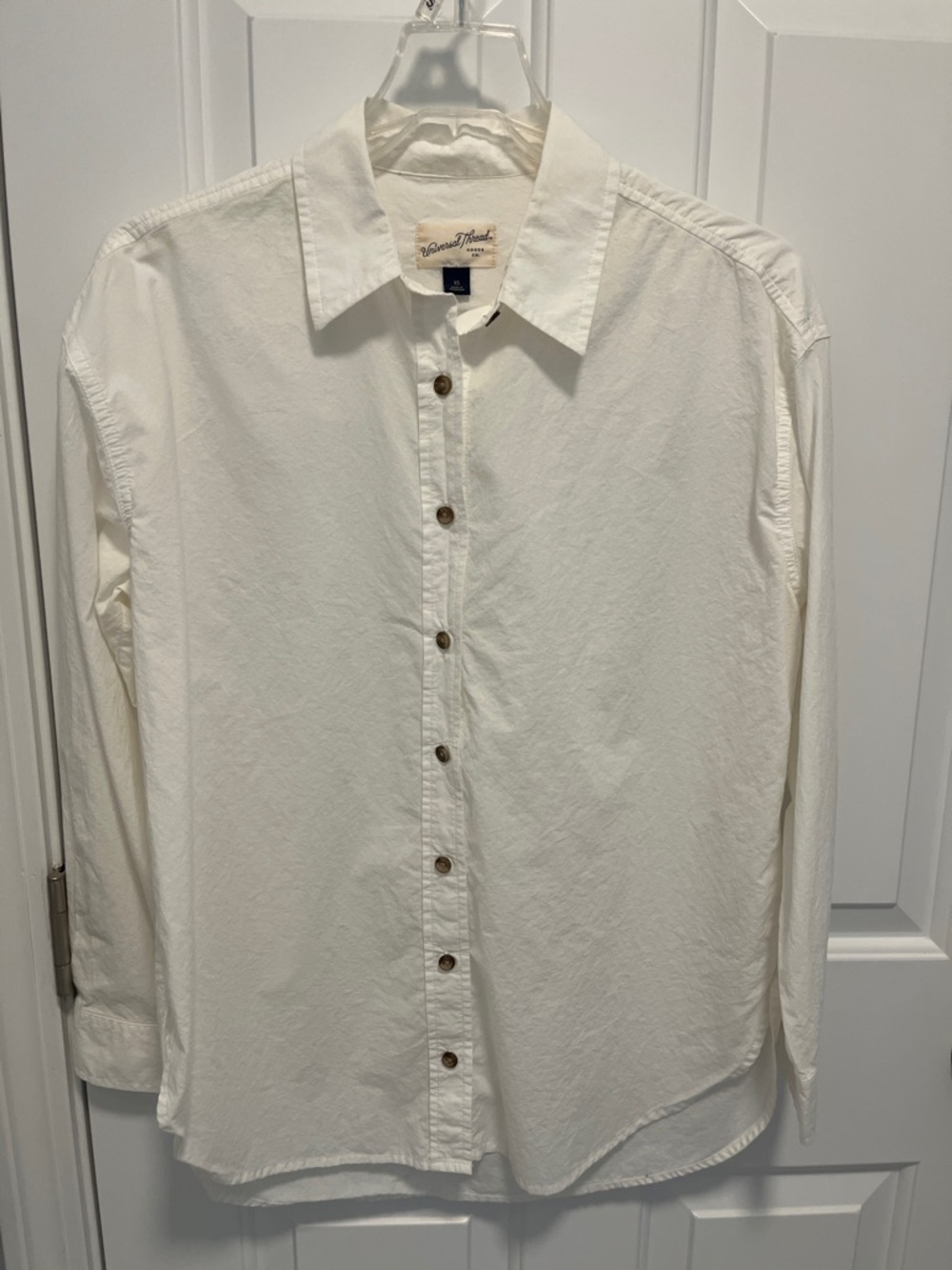 Universal Thread White Button-Down Shirt